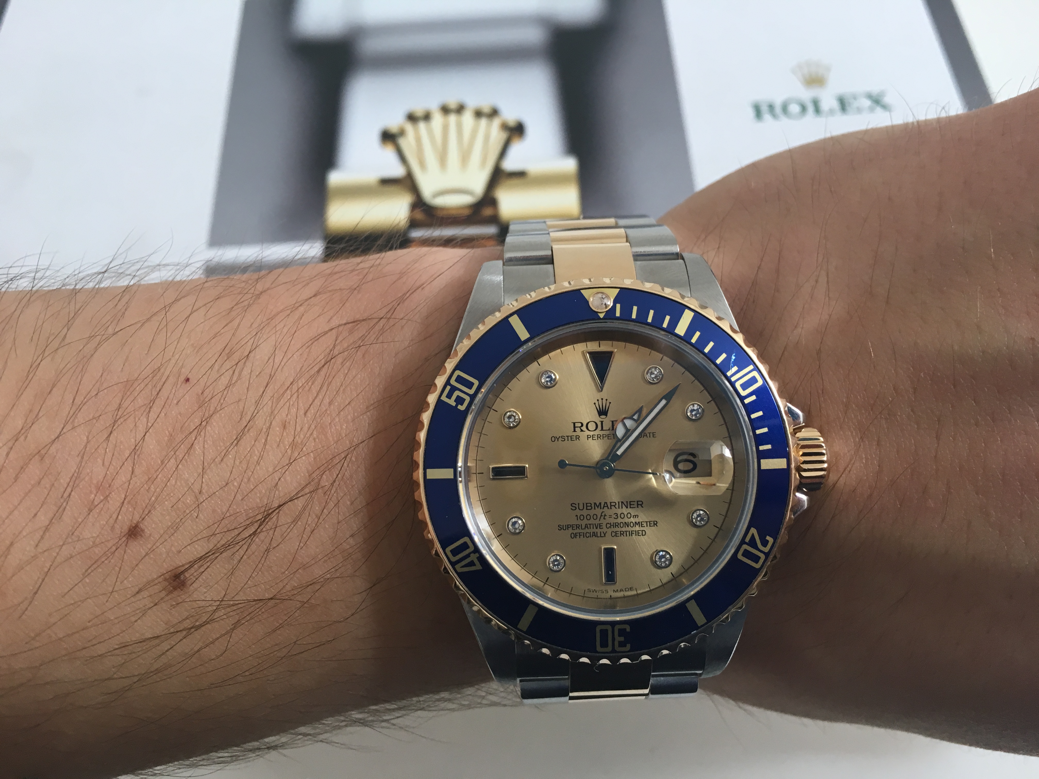 Quick Look at the Rolex Submariner 116613LB and 16613