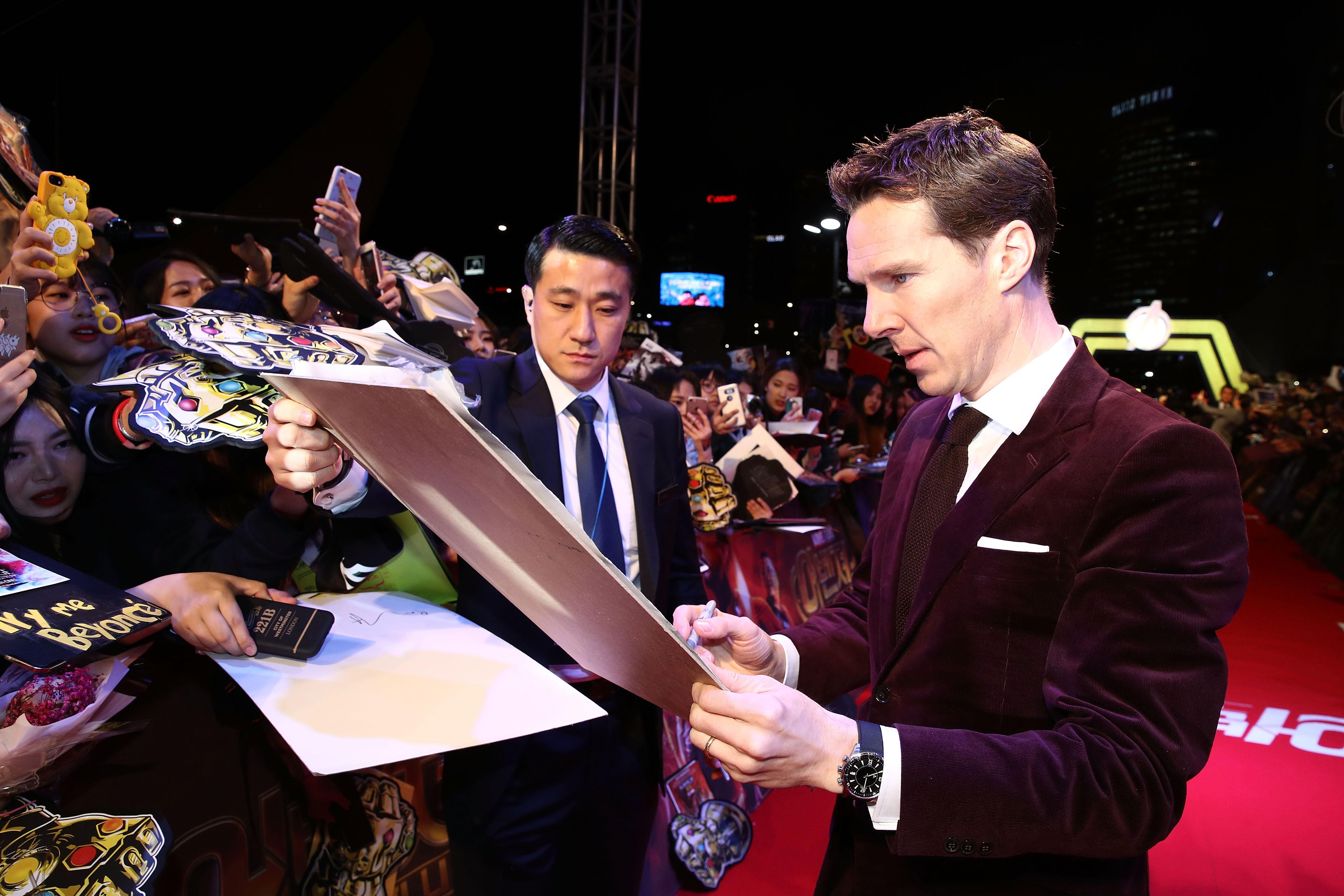 Benedict Cumberbatch movie Premiere in Seoul