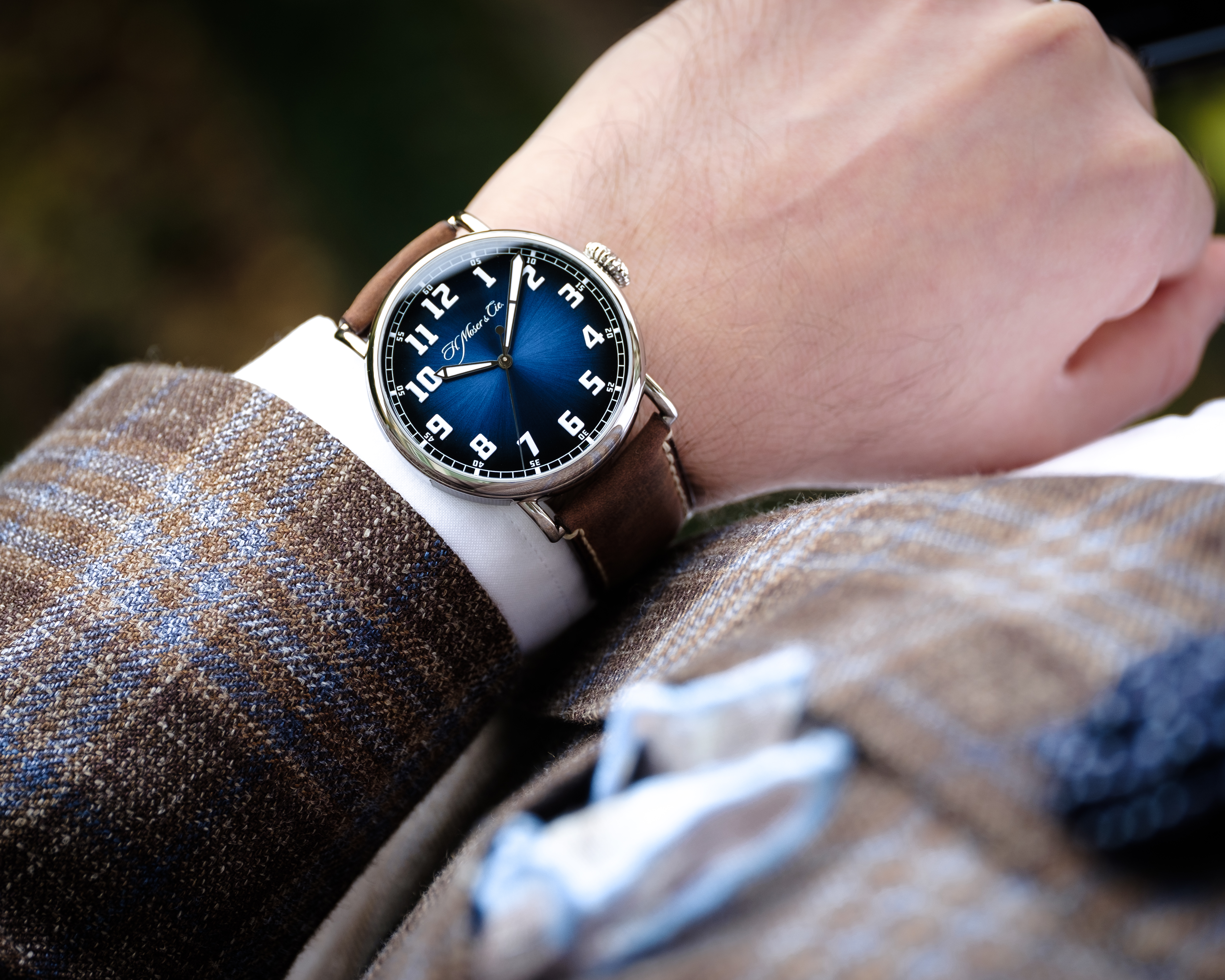 H. Moser & Cie – Heritage Centre Seconds Funky Blue